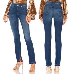 MOTHER Denim The Rascal Slit Undone Hem in Goin' For Gold - 27
